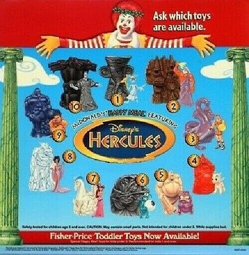 Giocattoli happy meal - meal, disney's