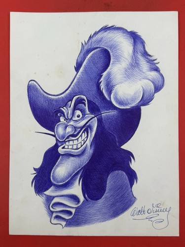 Walt disney disegno quadro - walt, e
