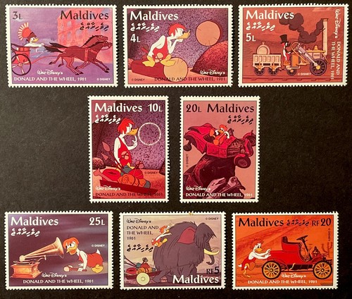Francobolli maldive donald - maldive,