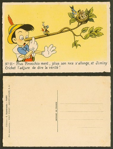 Walt disney pinocchio - disney, wooden