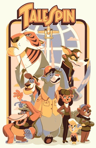 Talespin baloo disney - baloo, poster