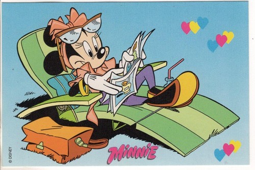 Cartolina walt disney - cartolina, minnie
